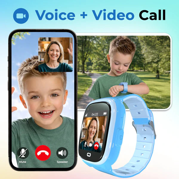 Emojikidz kids smartwatch with voice and video calling feature for safe parent and child communication
