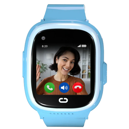Emojikidz Model M kids smartwatch in blue with video calling and parental communication features