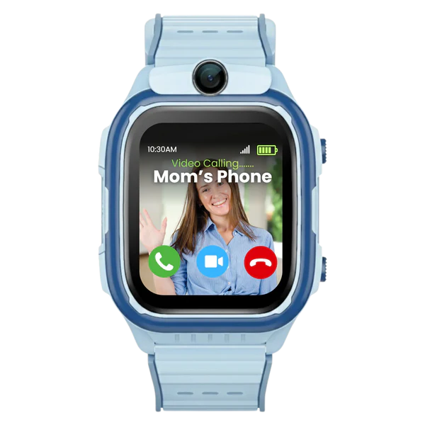 EmojiKidz Model R kids GPS smartwatch with video calling, parental controls, SOS alerts, GPS tracking, and safe calling for children