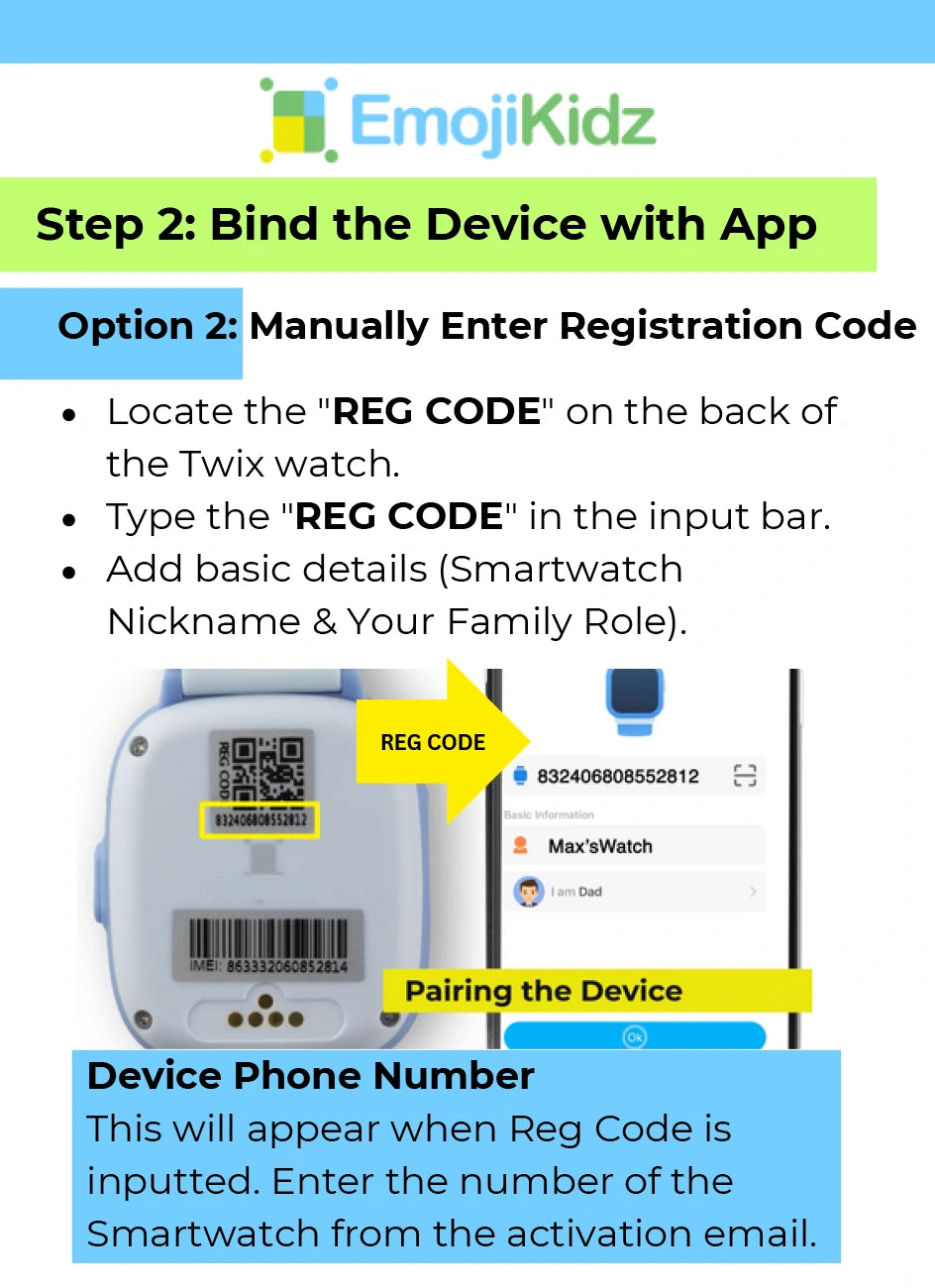 Model T QR code and registration setup guide