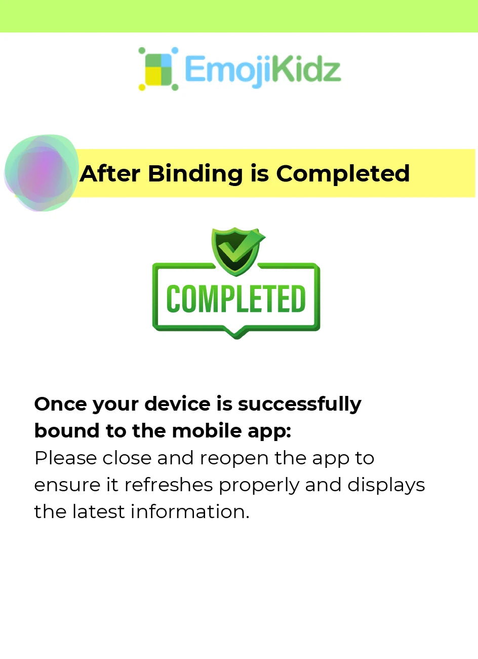 Model T smartwatch setup completion guide