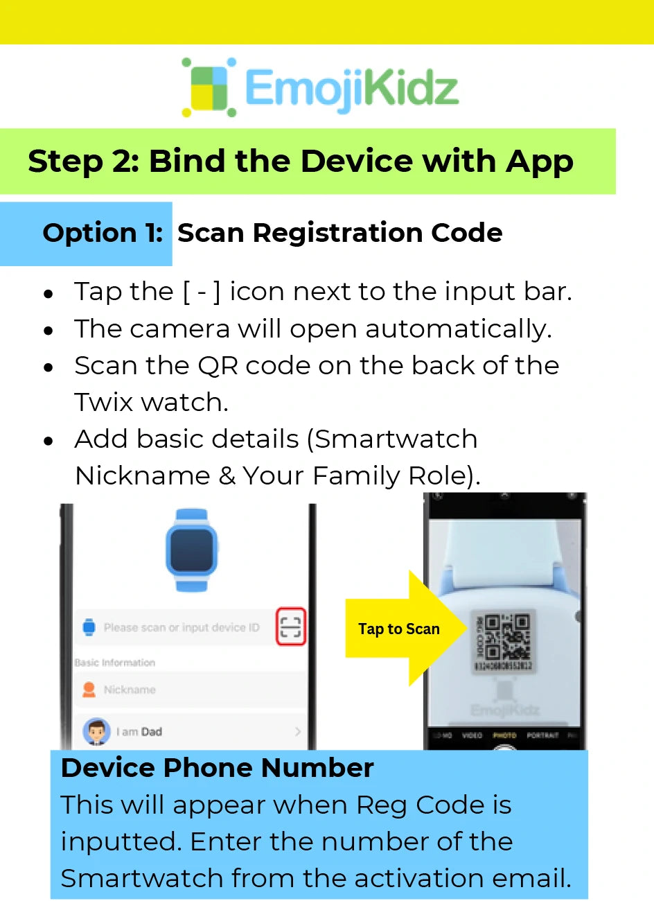 Model T smartwatch binding instructions